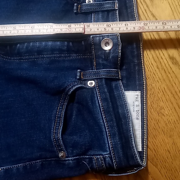 RAG & BONE Jeans Womens 27 BLUE NINA HIGH RISE BOOTCUT BOOT CUT Preowned - Picture 5 of 8